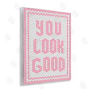 Lettered and Lined | You Look Good Pink Pastel
