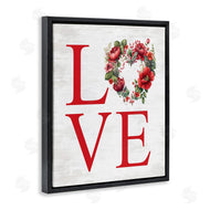 Lettered and Lined | Rustic & Romantic Love Wreath