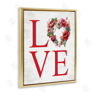 Lettered and Lined | Rustic & Romantic Love Wreath