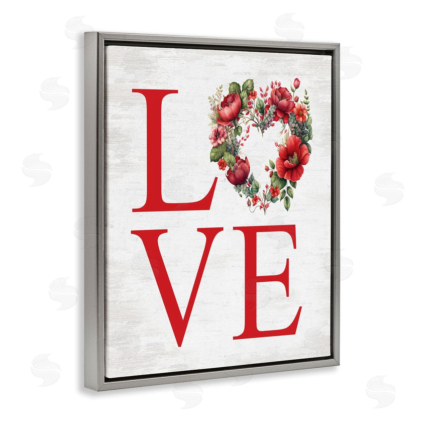 Lettered and Lined | Rustic & Romantic Love Wreath