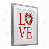 Lettered and Lined | Rustic & Romantic Love Wreath