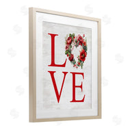 Lettered and Lined | Rustic & Romantic Love Wreath
