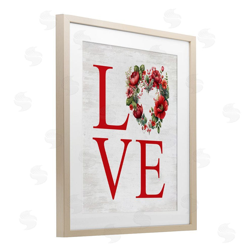 Lettered and Lined | Rustic & Romantic Love Wreath