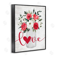 Lettered and Lined | Love & Hearts Flower Bouquet