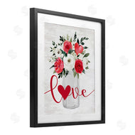 Lettered and Lined | Love & Hearts Flower Bouquet