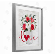 Lettered and Lined | Love & Hearts Flower Bouquet