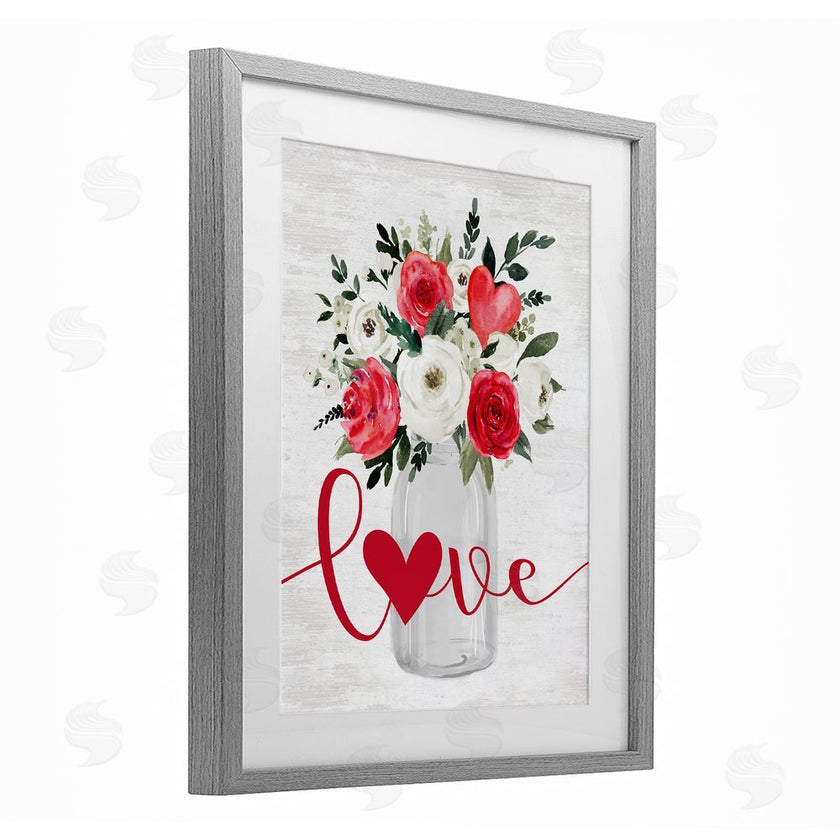 Lettered and Lined | Love & Hearts Flower Bouquet