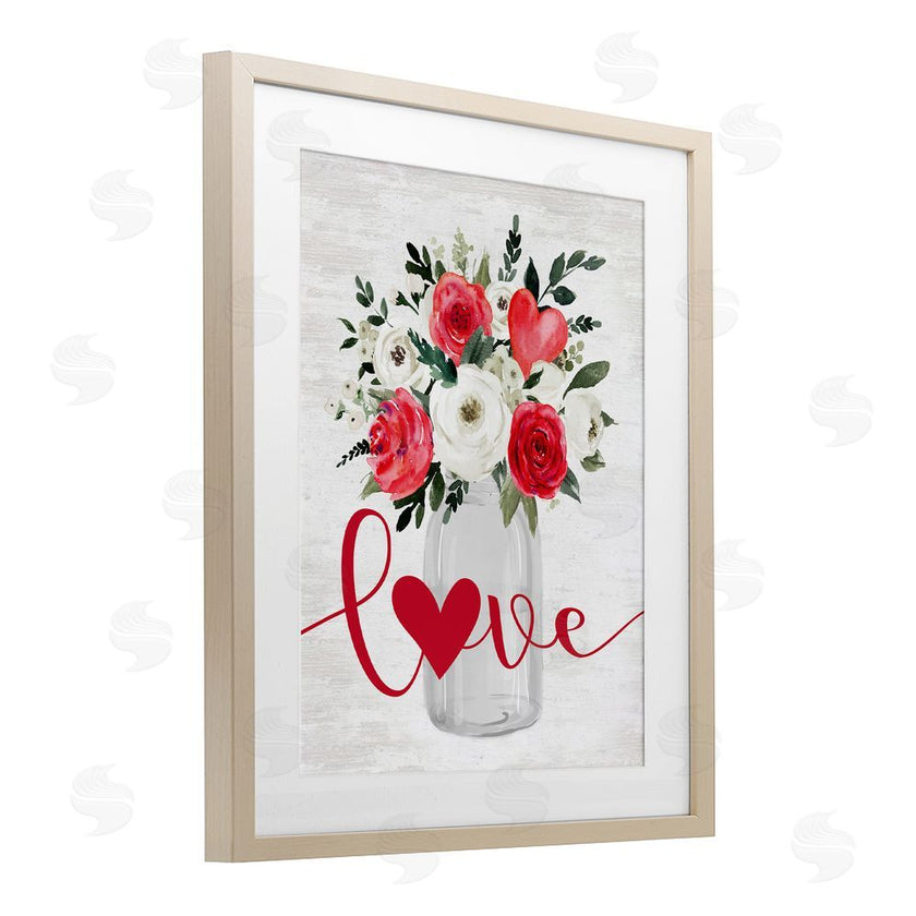 Lettered and Lined | Love & Hearts Flower Bouquet
