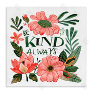 Lettered and Lined | Be Kind Always Greenery