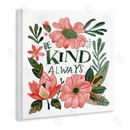 Lettered and Lined | Be Kind Always Greenery