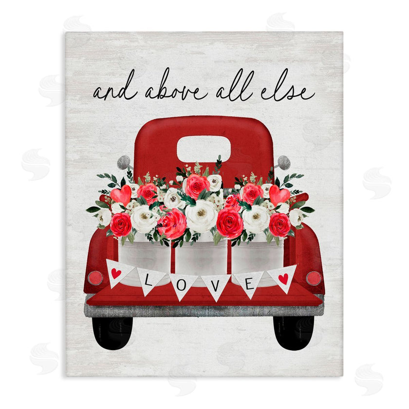 Lettered and Lined | Above All Else Romantic Truck