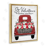 Lettered and Lined | St. Valentine's Flower Market Truck