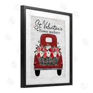 Lettered and Lined | St. Valentine's Flower Market Truck