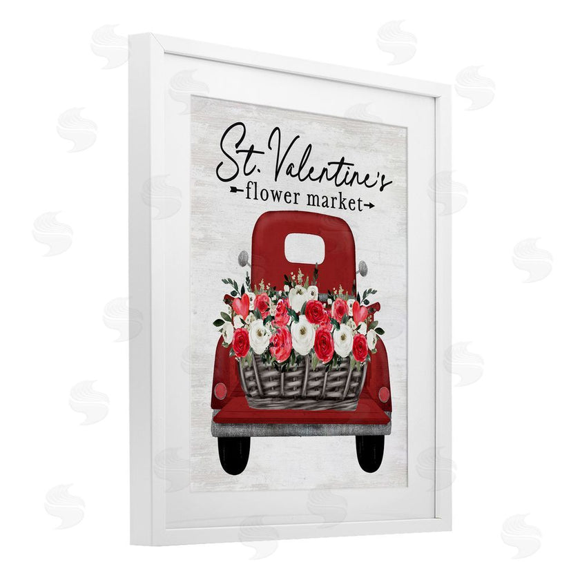 Lettered and Lined | St. Valentine's Flower Market Truck
