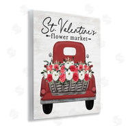 Lettered and Lined | St. Valentine's Flower Market Truck