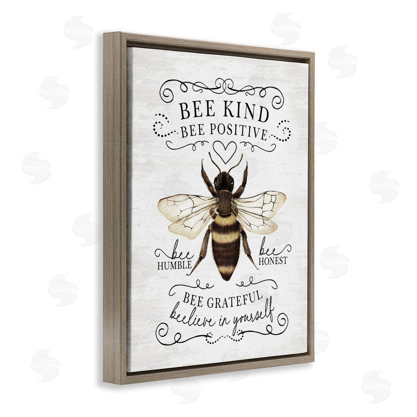 Lettered and Lined | Bee Kind & Positive Country