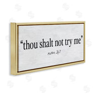Lettered and Lined | Thou Shalt Not Try Me Mom