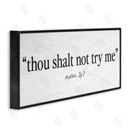 Lettered and Lined | Thou Shalt Not Try Me Mom