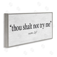 Lettered and Lined | Thou Shalt Not Try Me Mom