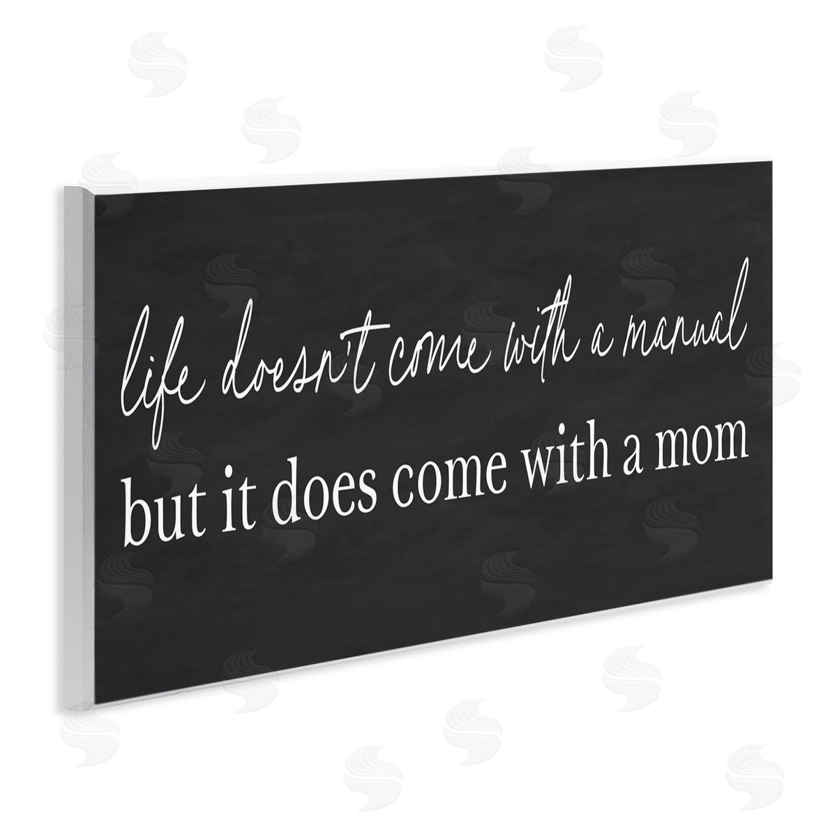 Lettered and Lined Supportive Mom Parenting Sentiment Wall Plaque Art Print