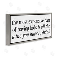 Lettered and Lined | Expensive Kids Funny Wine Humor