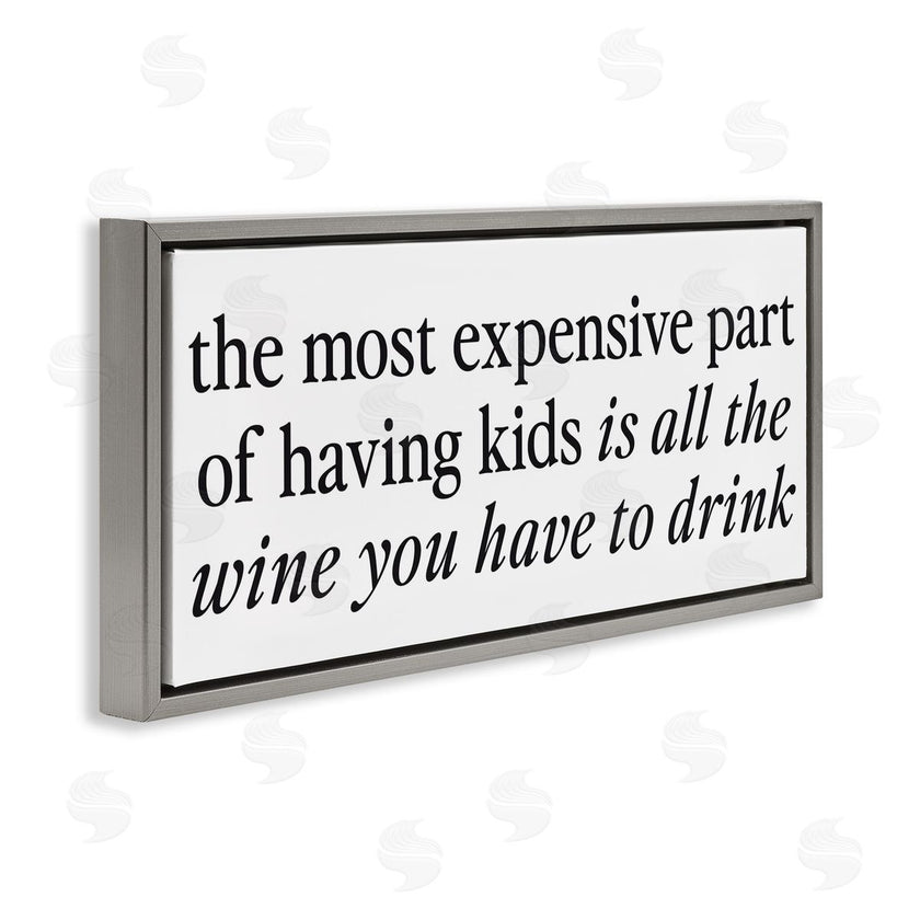 Lettered and Lined | Expensive Kids Funny Wine Humor