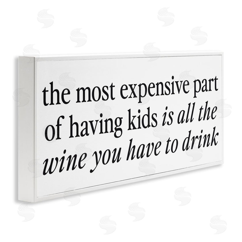 Lettered and Lined | Expensive Kids Funny Wine Humor