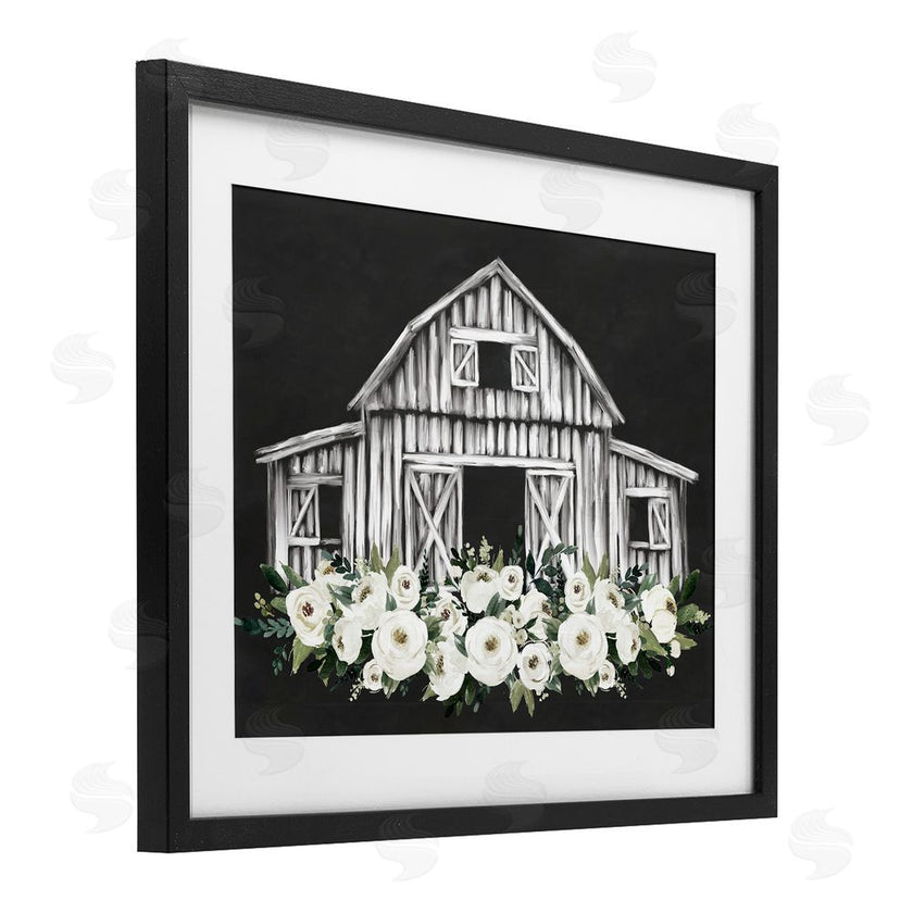 Lettered and Lined | Centered Floral Farmhouse