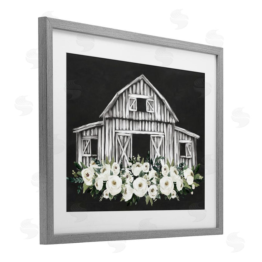 Lettered and Lined | Centered Floral Farmhouse