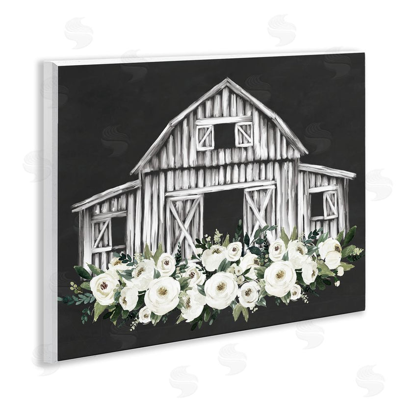 Lettered and Lined | Centered Floral Farmhouse