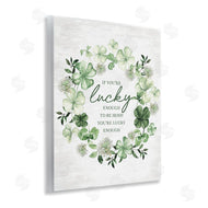 Lettered and Lined | Lucky To Be Irish Wreath