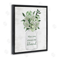 Lettered and Lined | Be Blessed Lucky Spring Flowers