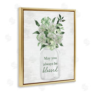 Lettered and Lined | Be Blessed Lucky Spring Flowers
