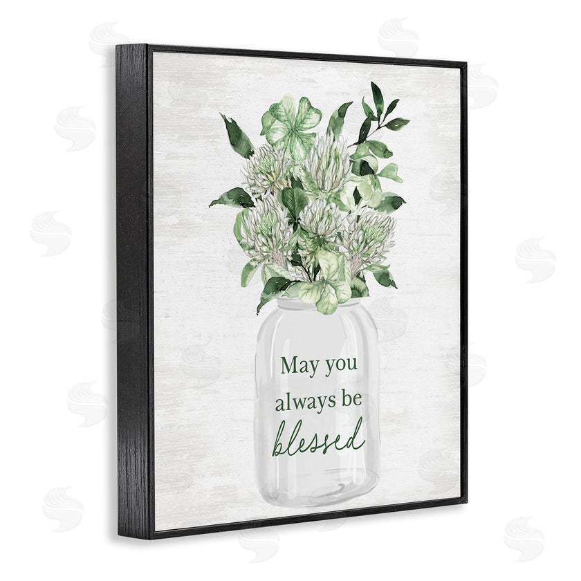 Lettered and Lined | Be Blessed Lucky Spring Flowers