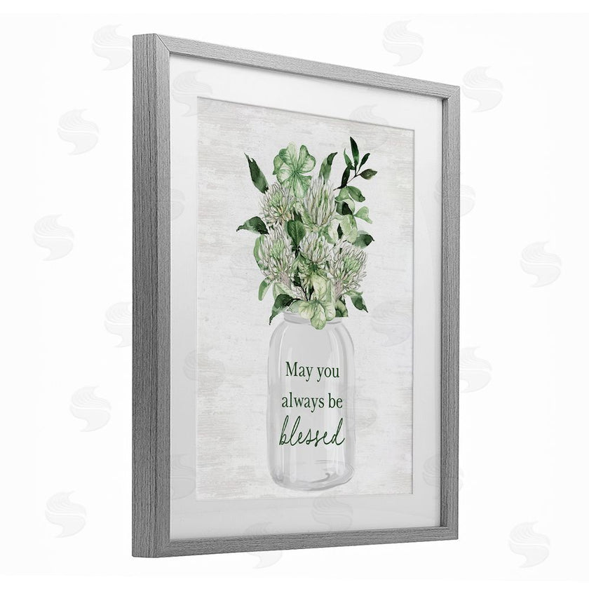Lettered and Lined | Be Blessed Lucky Spring Flowers