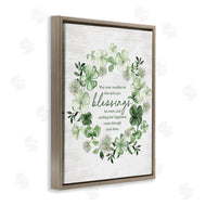 Lettered and Lined | Troubles Less & Blessings More Wreath