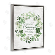 Lettered and Lined | Troubles Less & Blessings More Wreath