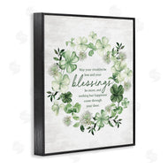 Lettered and Lined | Troubles Less & Blessings More Wreath