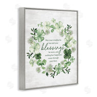 Lettered and Lined | Troubles Less & Blessings More Wreath