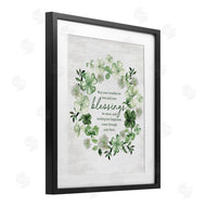Lettered and Lined | Troubles Less & Blessings More Wreath