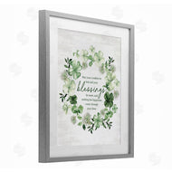 Lettered and Lined | Troubles Less & Blessings More Wreath