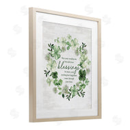 Lettered and Lined | Troubles Less & Blessings More Wreath