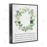 Lettered and Lined | Blessed Irish Clover Wreath