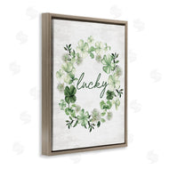 Lettered and Lined | Lucky Clovers Botanical Wreath