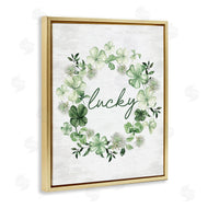 Lettered and Lined | Lucky Clovers Botanical Wreath