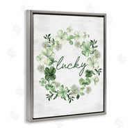 Lettered and Lined | Lucky Clovers Botanical Wreath