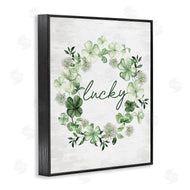 Lettered and Lined | Lucky Clovers Botanical Wreath