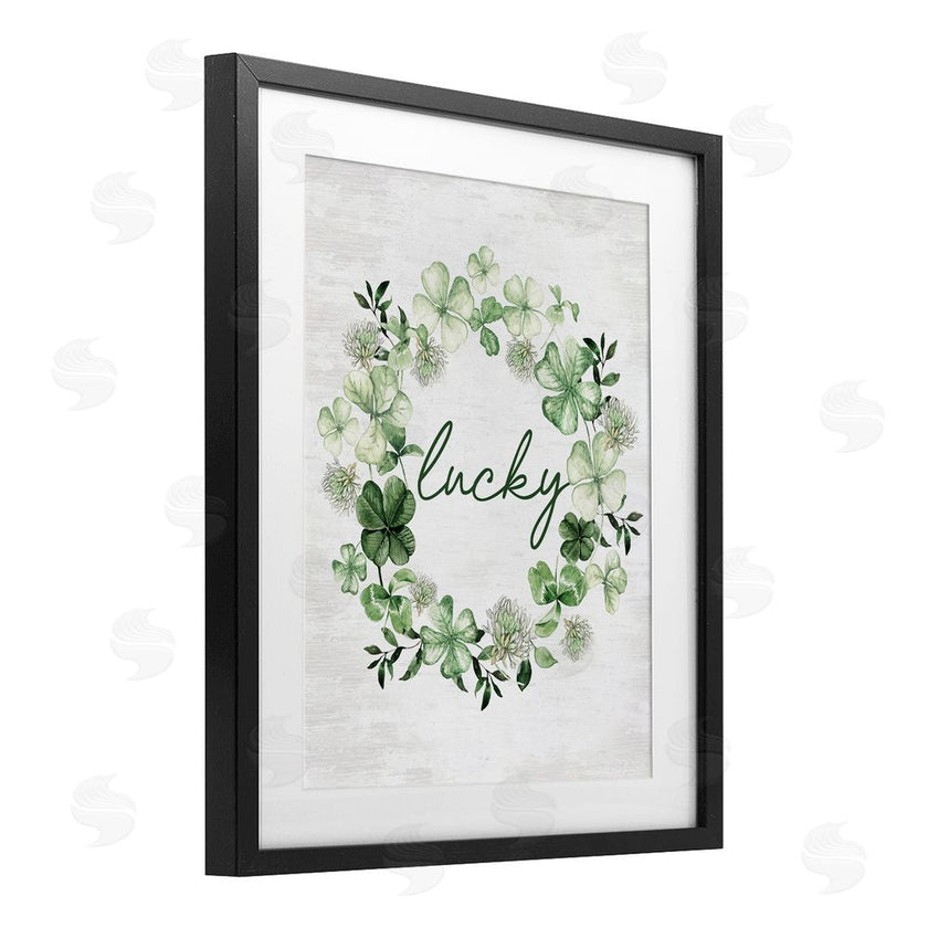 Lettered and Lined | Lucky Clovers Botanical Wreath