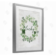 Lettered and Lined | Lucky Clovers Botanical Wreath