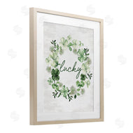 Lettered and Lined | Lucky Clovers Botanical Wreath